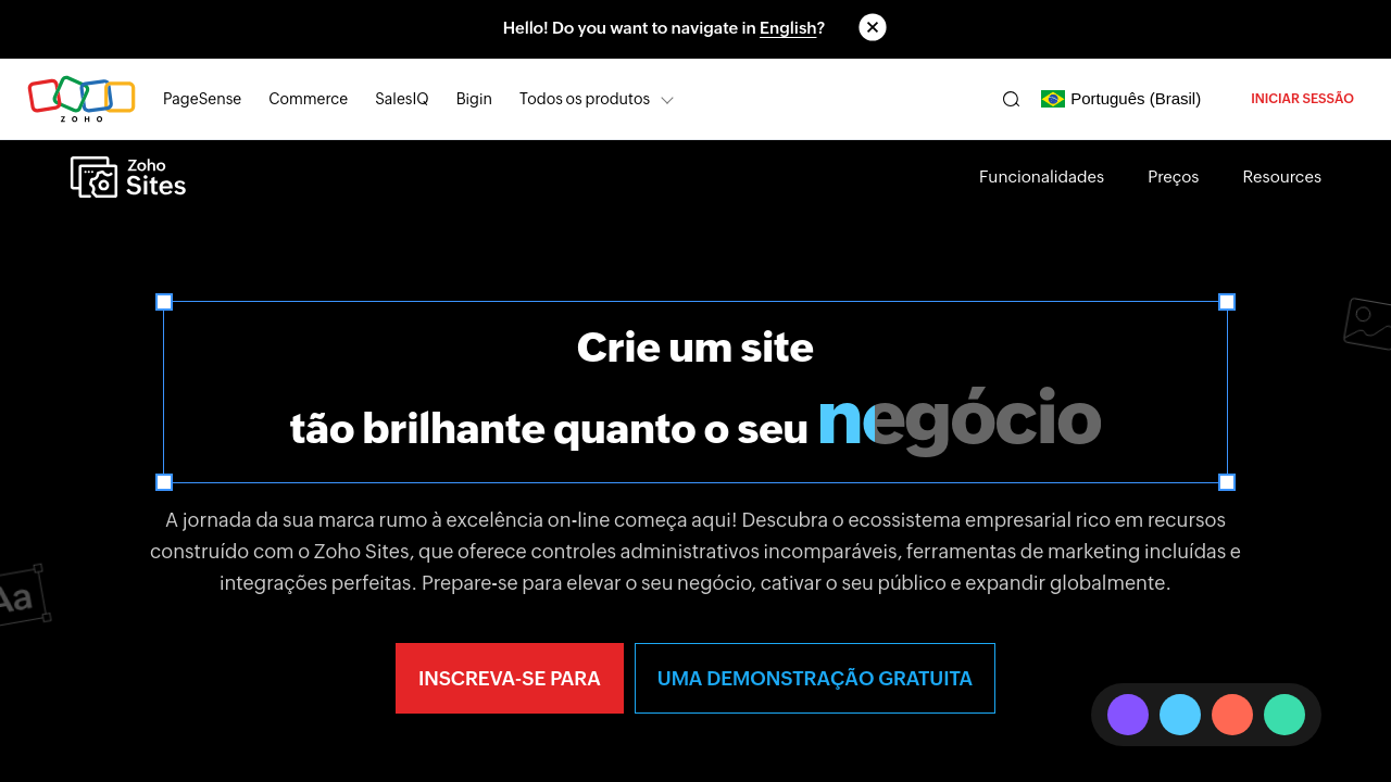 Zoho Sites